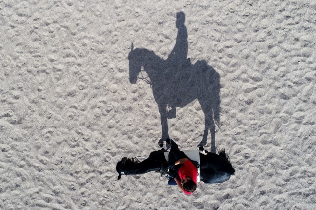 Atlı Polisler Göreve Hazırlanıyor