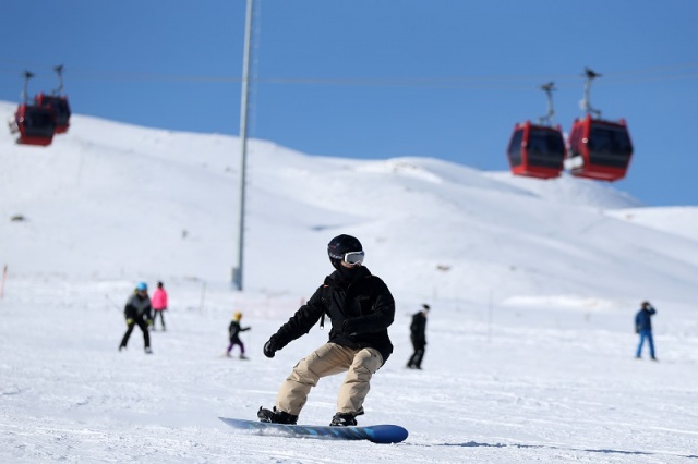 Kayak Merkezinde Tatil Yoğun Geçti