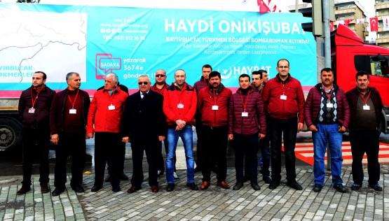 Onikişubat Yardım Konvoyu Yola Çıktı