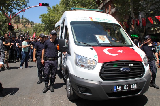 Bingöl’de Şehit Düştü Binlerce Kişi Uğurladı
