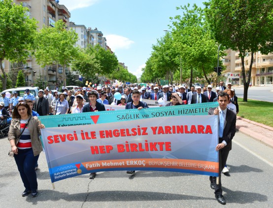 Engelliler Yürüyüşü Yapıldı