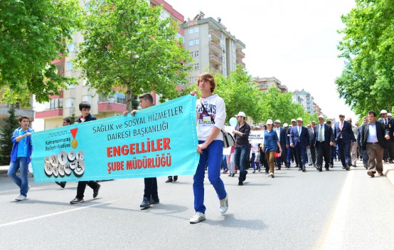 Engelliler Yürüyüşü Yapıldı