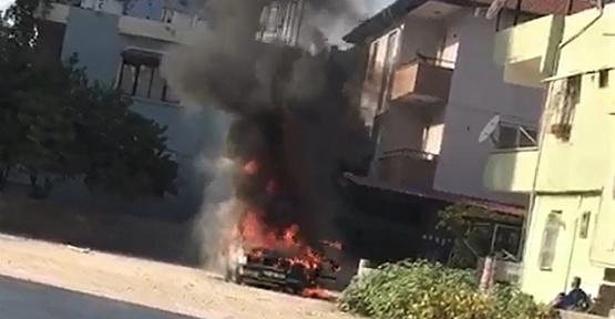 LPG’li Otomobil Alev Alev Yandı