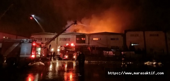 Tekstil Fabrikasında Yangın Çıktı