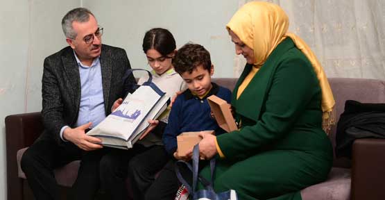 Güngör Yılın Son Gününde de Ev Ziyaretleri Yaptı