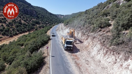 Pazarcık Kızkapanlı Yolu Genişletiliyor
