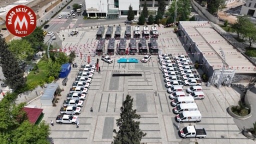 Büyükşehir 144 Hizmet Aracı Filoya Kazandırdı