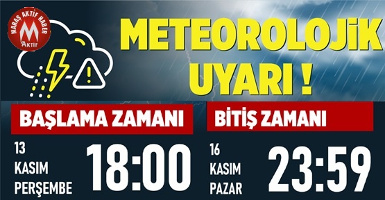 İlçelerde Yağmur ve Kar Uyarısı