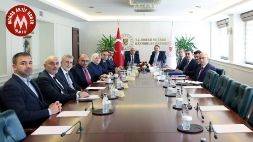 Kahramanmaraş Heyeti Enerji ve Tabii Kaynaklar Bakanını Ziyaret Etti