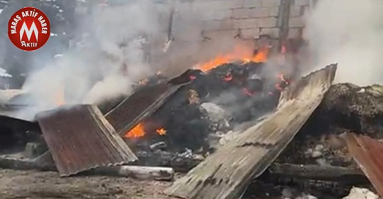 Ahırda Yangın Çıktı