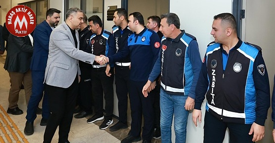 Toptaş, Belediye Personeliyle Bayramlaştı