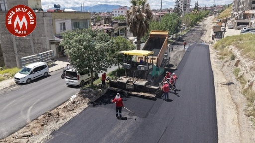 Doğukent Yolunda Asfalt Çalışması Sürüyor