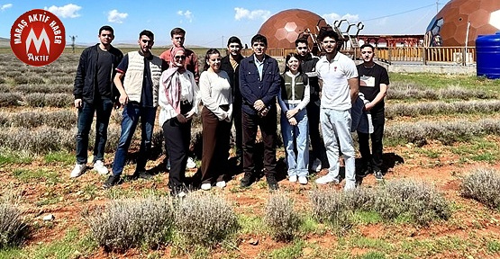KSÜ Öğrencileri Lavanta Tesisi ve Üretim Alanlarını Gezdi