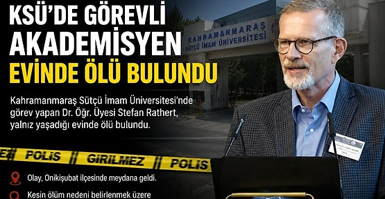 KSÜ Öğretim Üyesi Stefan Rather Evinde Ölü Bulundu