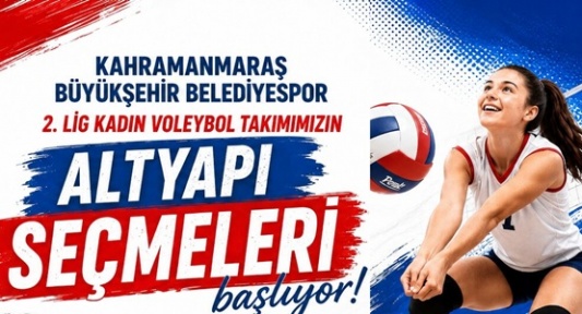 Kadın Voleybol Takımı Altyapı Seçmeleri İçin Başvurular Başladı