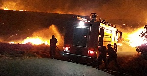 Anız Yangını 350 Dönümü Kül Etti