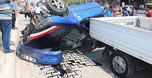Otomobilden Yara Almadan Çıktı