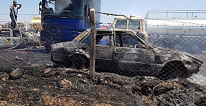 Yediemin Parkında Yangın Çıktı