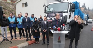 Onikişubat Depremzedelere Yardım Gönderdi