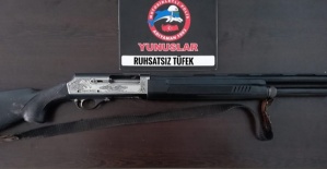 Ruhsatsız Tüfek Ele Geçirildi