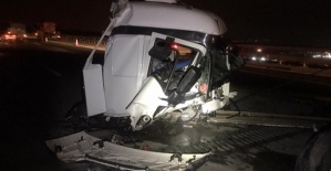 Tırlar Çarpıştı 1 Yaralı