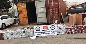 Kargoda 11 Bin Paket Sigara Ele Geçirildi
