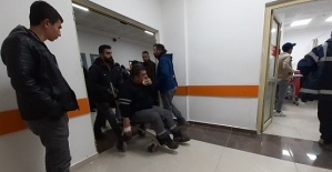 Servis Devrildi 15 İşçi Yaralı