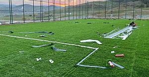 Halı Saha ve Pota Projesinde İlk Etap Tamamlanıyor