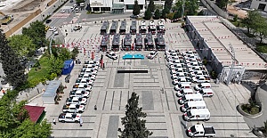 Büyükşehir 144 Hizmet Aracı Filoya Kazandırdı