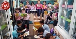 Büyükşehir’in Mobil Çocuk Kütüphanesi Her Yerde