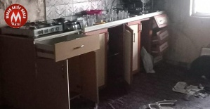 Cami Lojmanında Yangın Çıktı