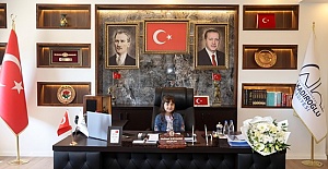 Dulkadiroğlu Belediyesi'nde Makama Ecrin Nisanur Aşgan Oturdu