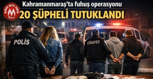 Fuhuş Operasyonu 20 Kişi Tutuklandı