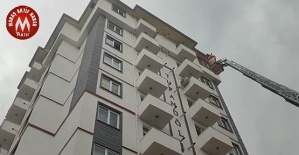 Kahramanmaraş’ta 10 Katlı Binada Yangın