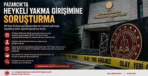 Pazarcık’ta Türbedeki Heykeli Yakma Girişimine Soruşturma