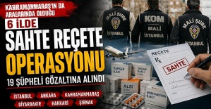 Altı İlde Sahte Reçete Operasyonu
