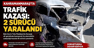 Kamyonet İle Otomobil Çapıştı 2 Yaralı